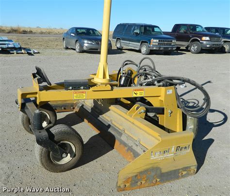 used skid steer laser grader for sale|skid steer box blade.